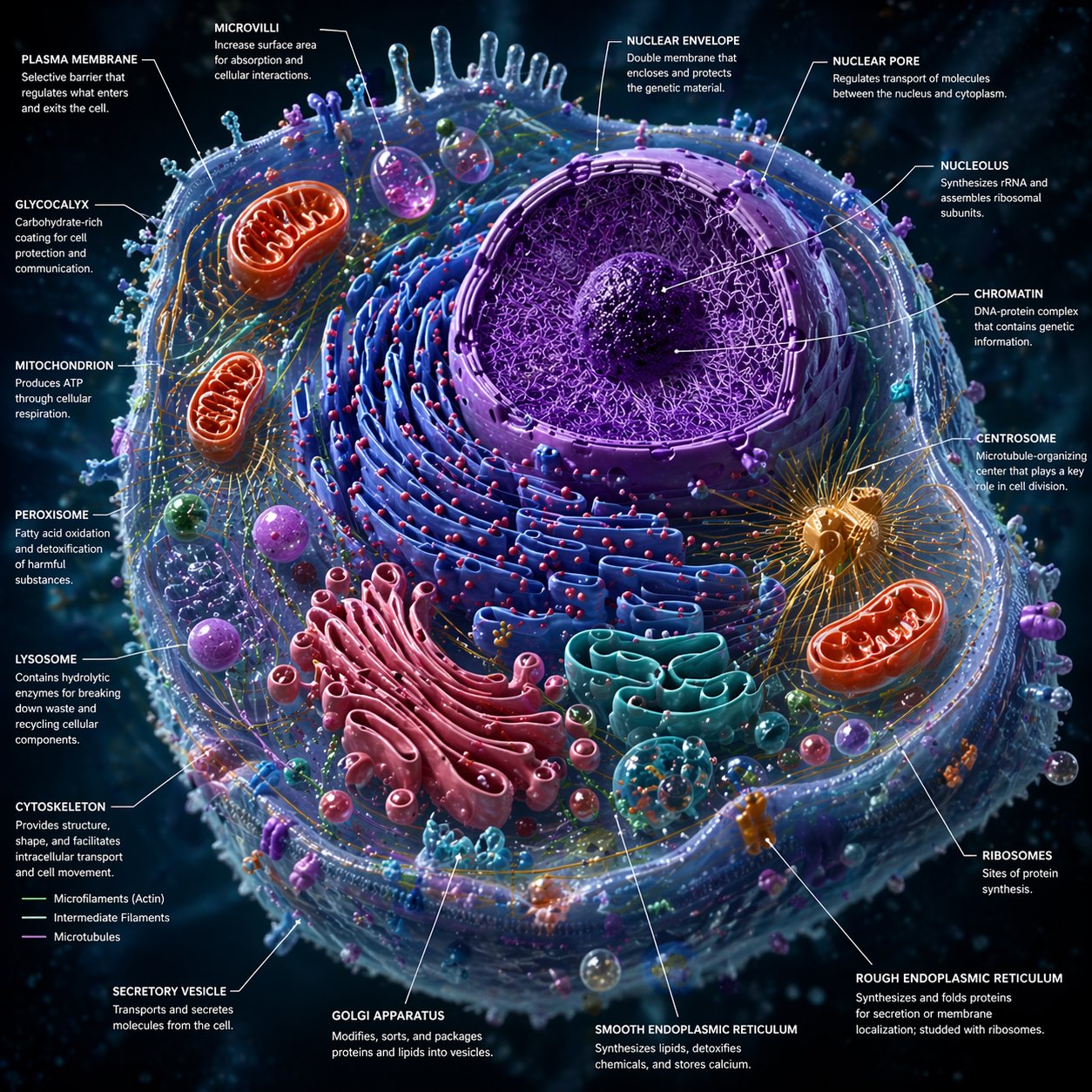 Complete cell diagram — example figure for a research paper, created with Paper Banana