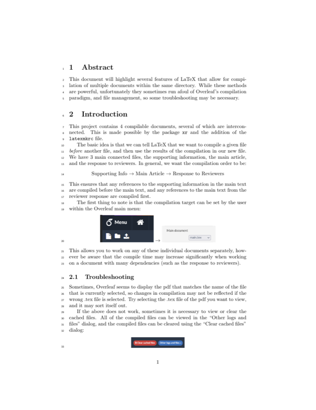 AcademicLatex preview