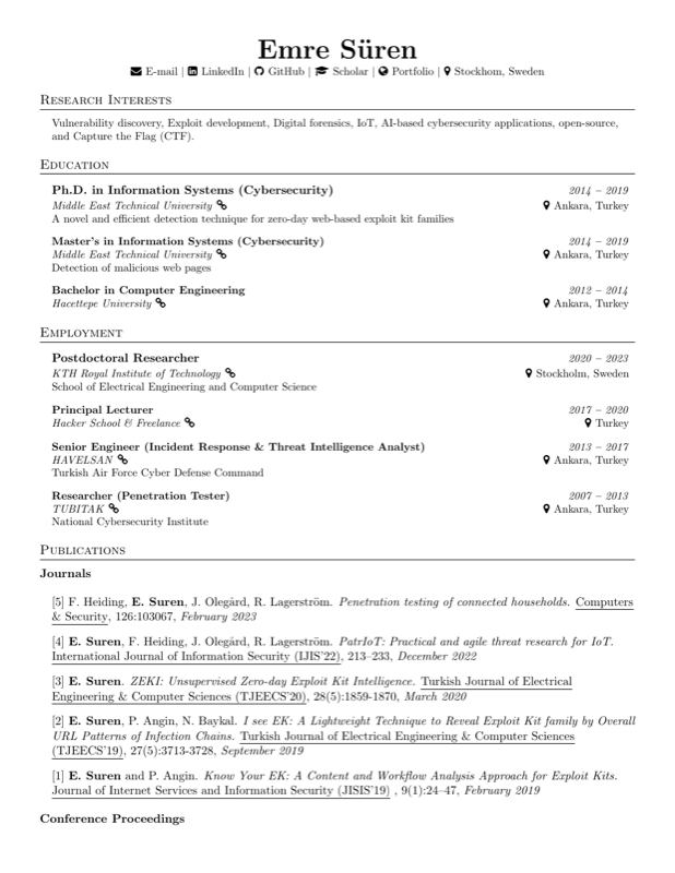 Academistral Cv preview