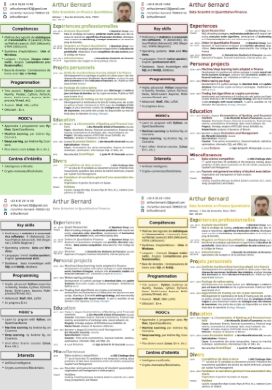 Arthur CV preview