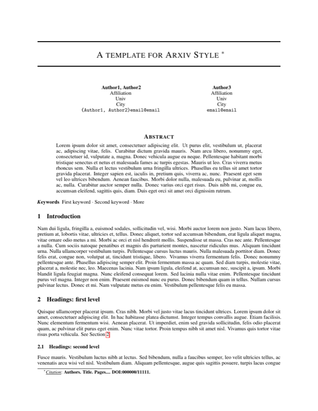 Arxiv preview