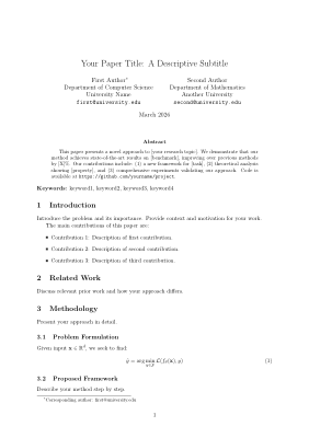 arXiv Preprint preview