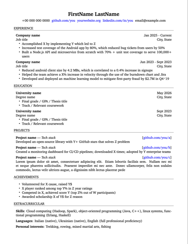Bare Metal Cv preview