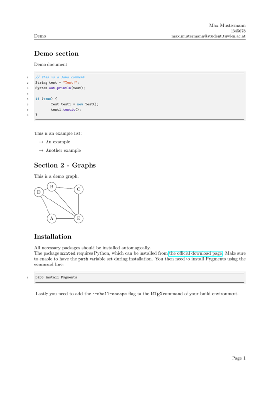 Basic Templates preview