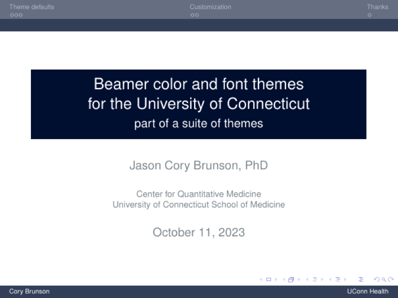 Beamerthemeuconn preview