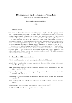 Bibliography preview