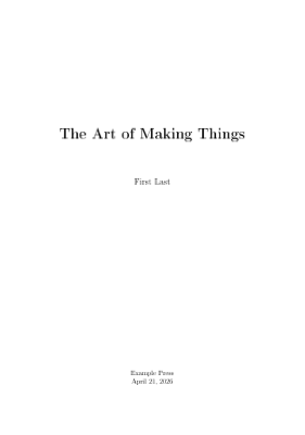 Memoir Book preview