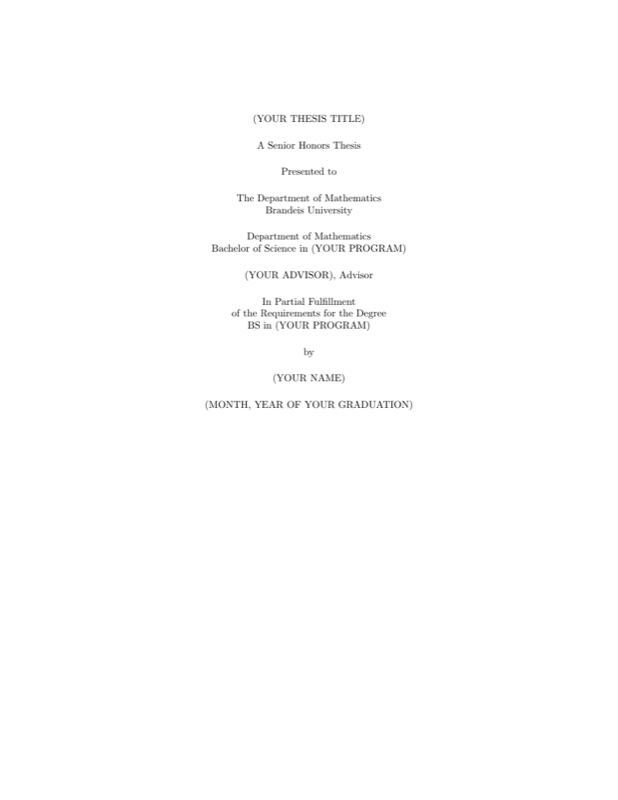 Brandeis Univ Math Thesis preview