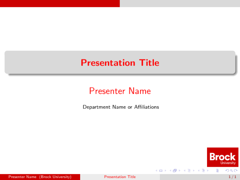 Brock Presentation preview