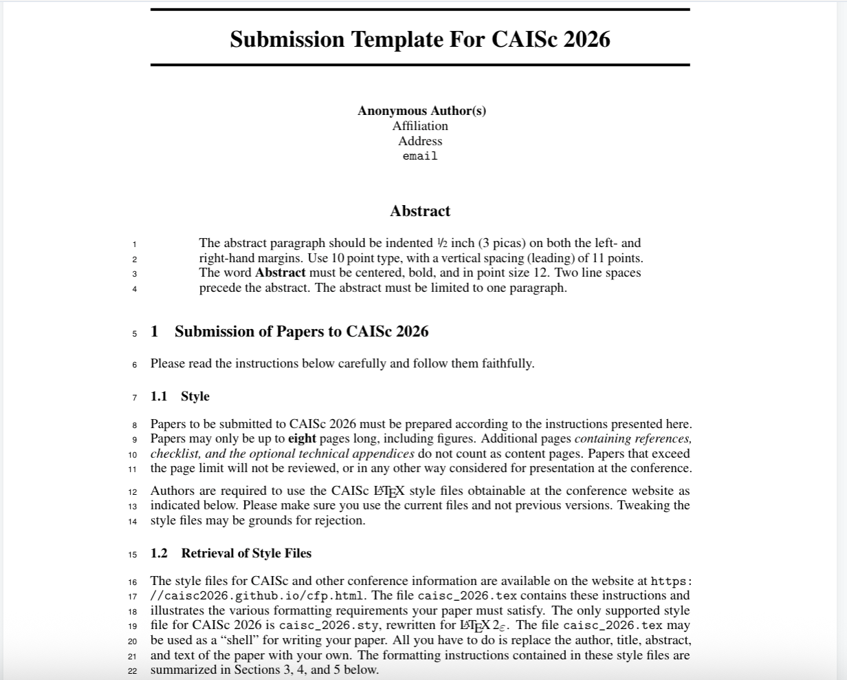 CAISc 2026 preview