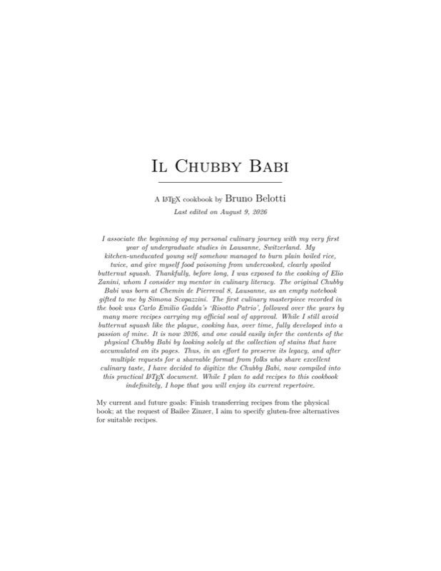 Chubby Babi Cookbook preview