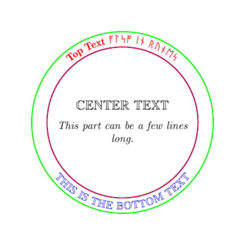 Circular Text Logo preview