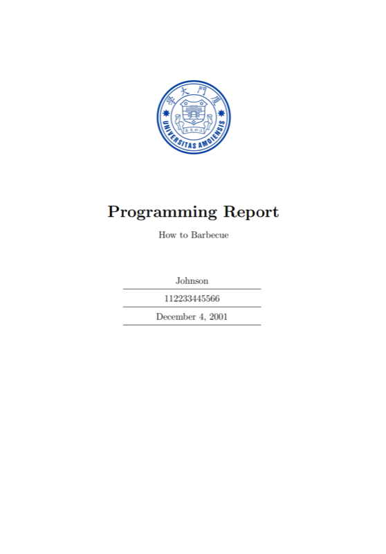 Compact Xmu Report preview