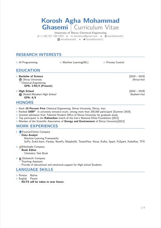 CV preview