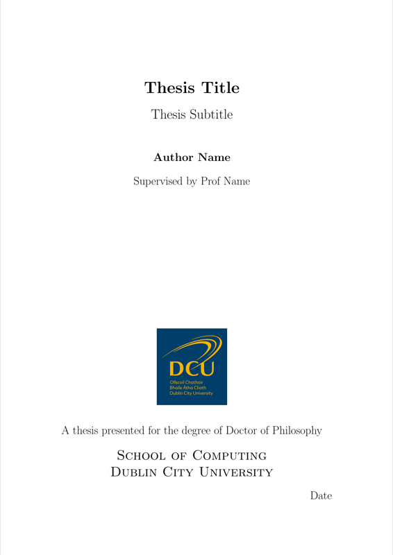 Dcu Thesis preview