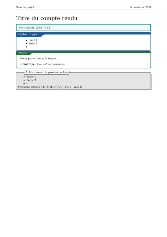 FR Templates preview