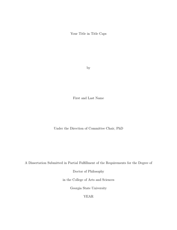 GSU CAS Dissertation preview
