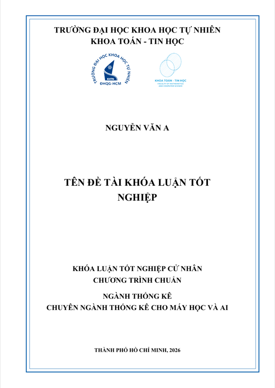 HCMUS Thesis preview