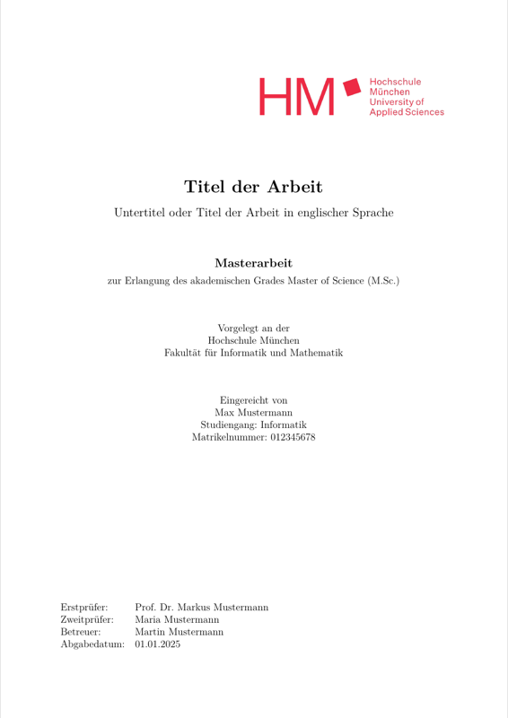 Hochschule Muenchen preview