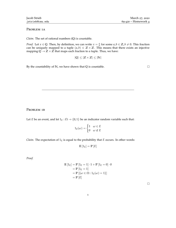 Homework preview