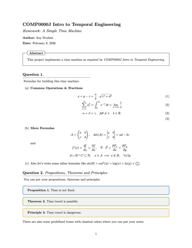 Homework preview