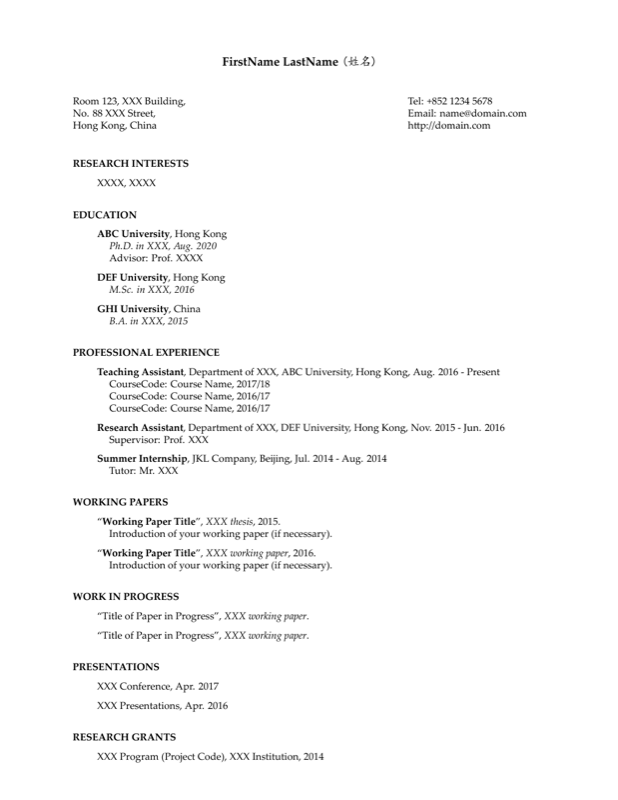 Cv preview