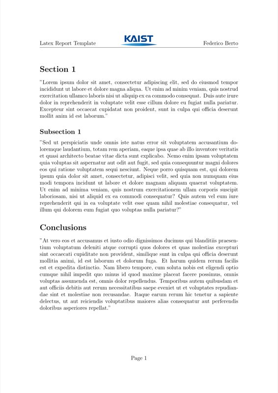 Report preview