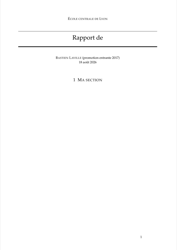 Short Report preview