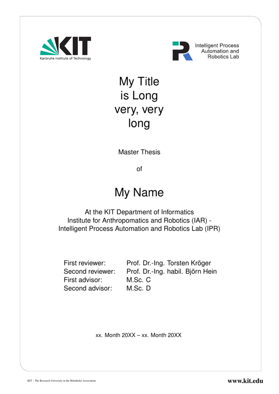 Latex Template preview