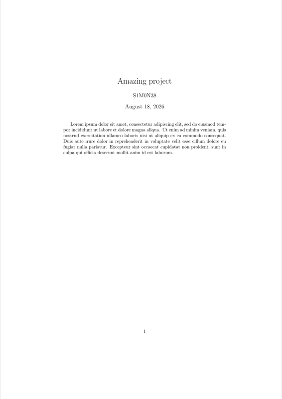 latex template preview