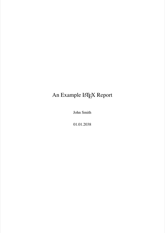latex template preview