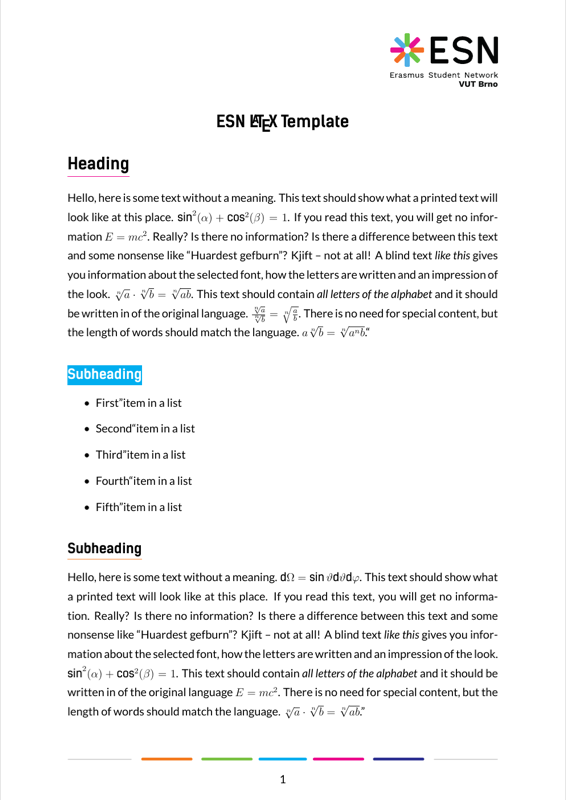 latex template preview