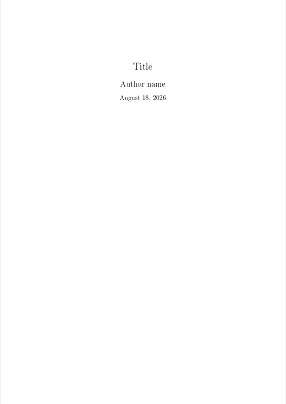 latex template preview
