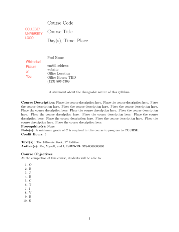 Templates preview