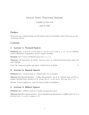Basic Lecture Notes preview
