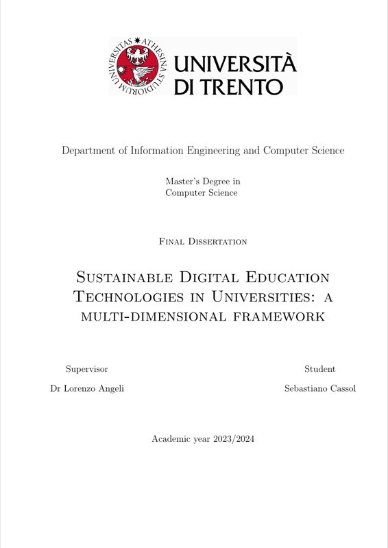 Master Thesis preview