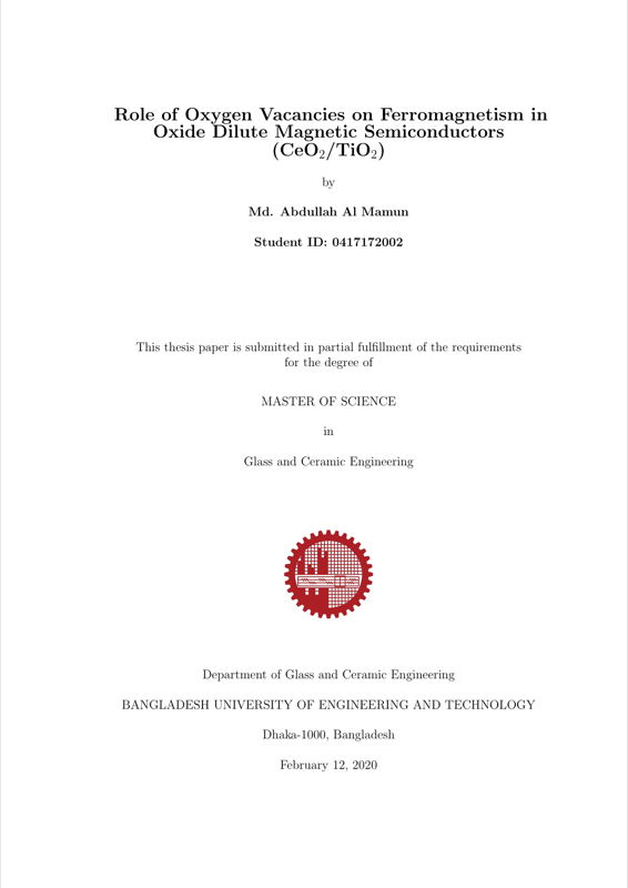 Masters Thesis preview