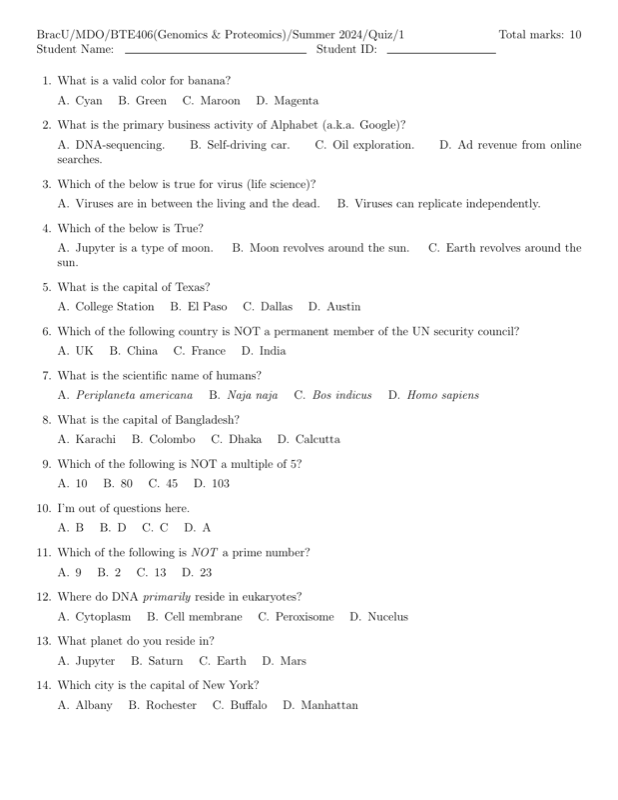 Mcq Shuffle preview