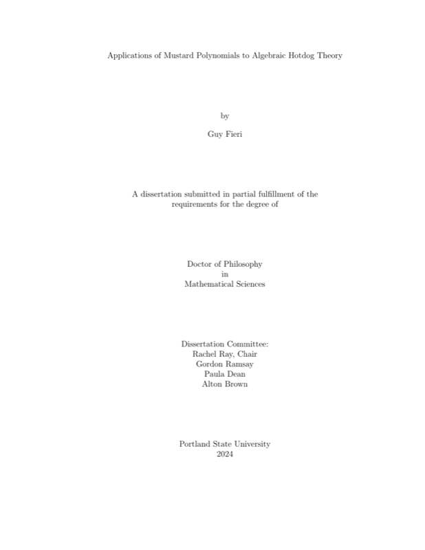 Multi Paper Dissertation preview