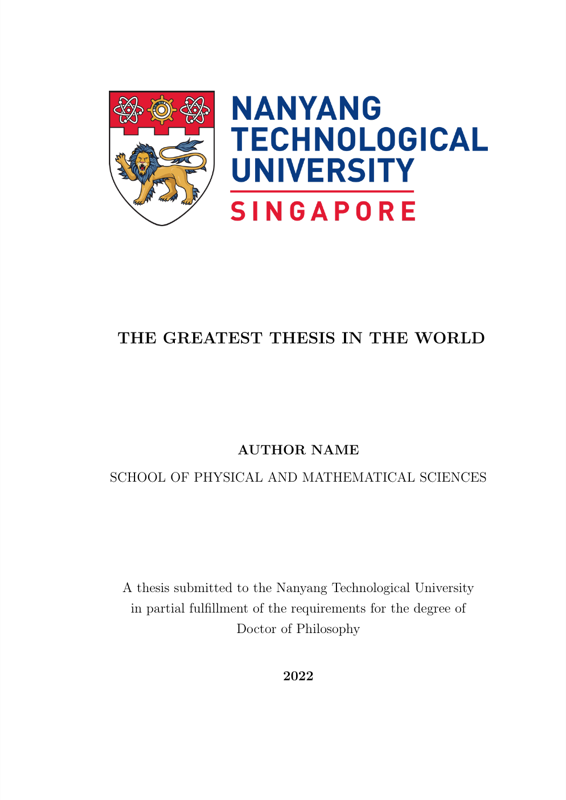 NTU SPMS Thesis preview