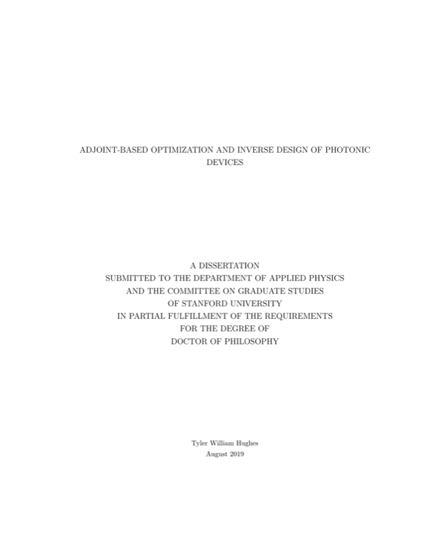 PhD Thesis preview