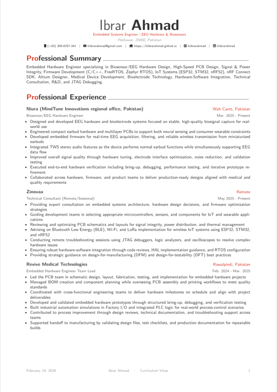 PRJ 2026 DOC 0003 Personal CV.Github.Io preview