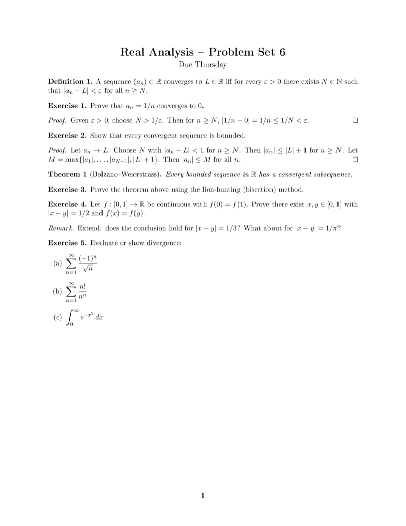 Math Problem Set preview
