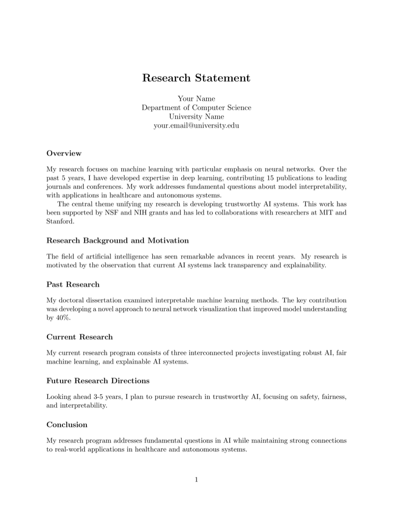 Research Statement preview