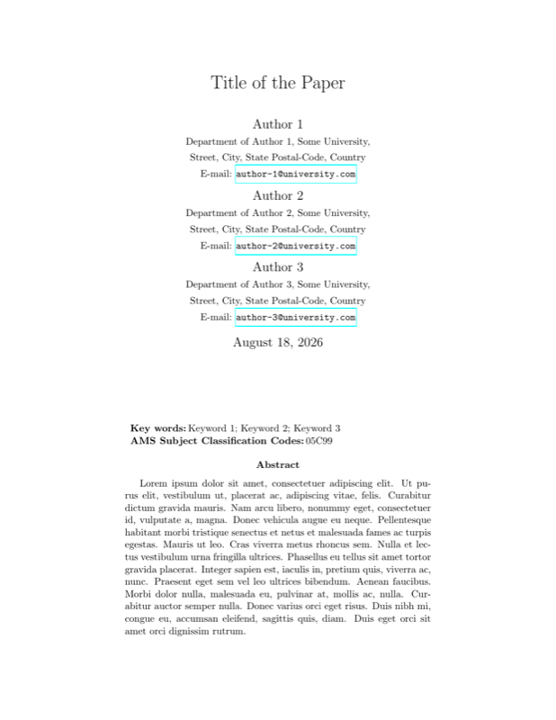 ResearchPaperLaTeXTemplate preview