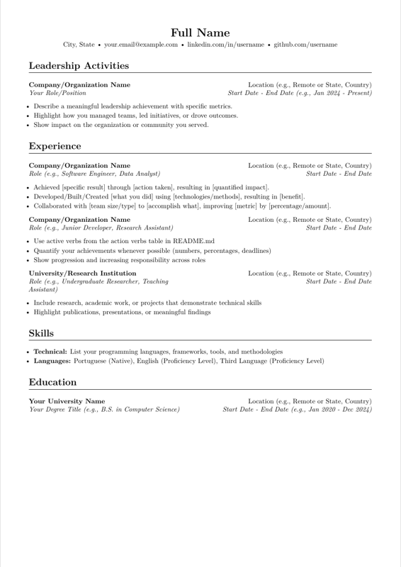 Resume preview