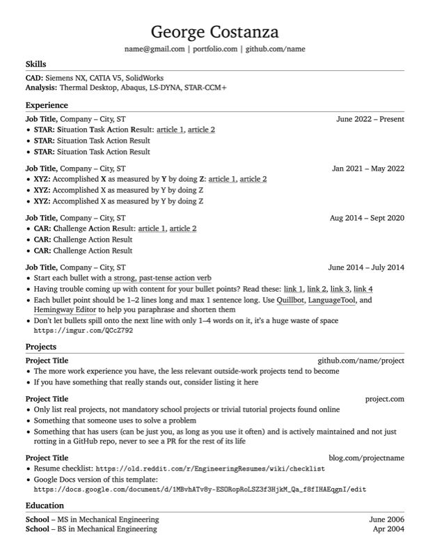 Resume Templates preview
