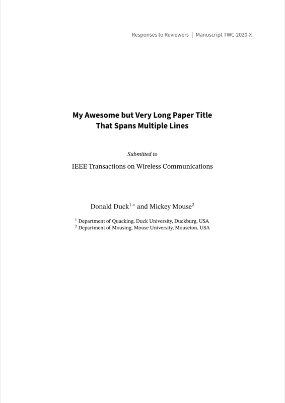 Review Response preview