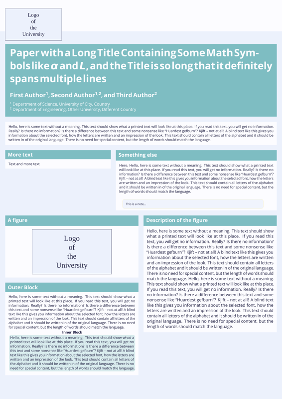 Scientific Poster preview