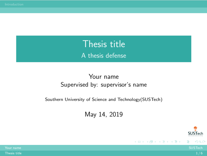 SUSTech Defense Slides preview
